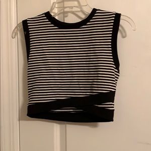 Striped crop top
